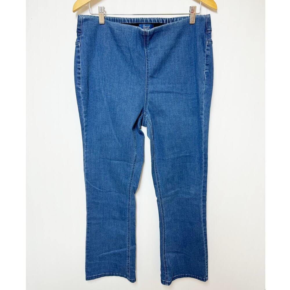 Denim & Co. Women's Pull-On Blue Jeans Size 12